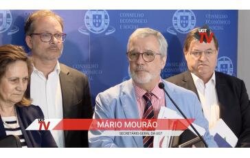 Mário Mourão : "A prioridade máxima da UGT é dar início à discussão do Acordo de Rendimentos e Competitividade"